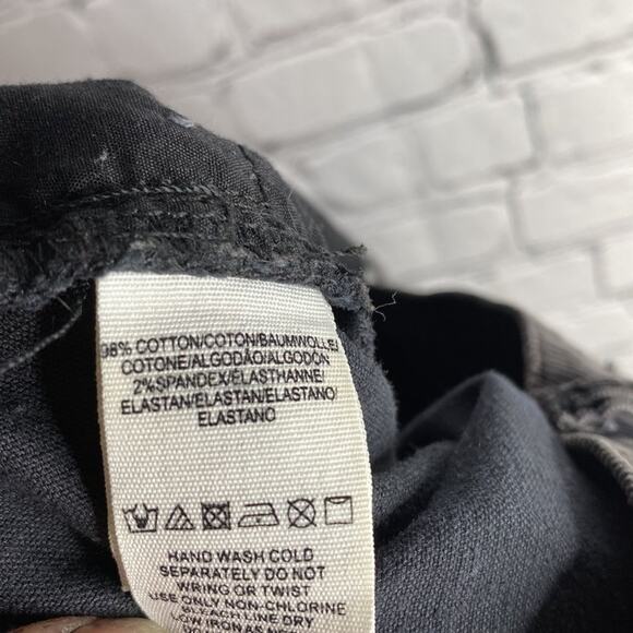 Free‎ People Corduroy Pants in Gray Size 28 low rise skinny Y2K - Picture 5 of 5